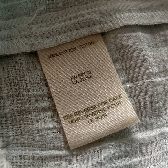 Free People Plaid Sparkle Gauze Tunic in Sky ALT ASO Gabriella Montez - Picture 8 of 11